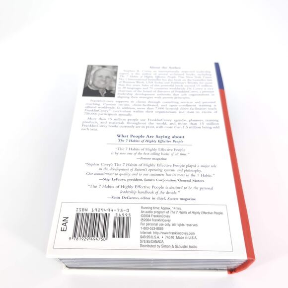 The 7 Habits of Highly Effective People 13 CDs AUDIO BOOK by Stephen Covey - GUC - Picture 6 of 15